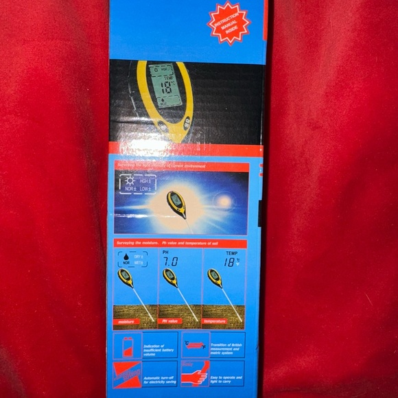 4-in-1 Soil Moisture PH Level Meter - Picture 3 of 3